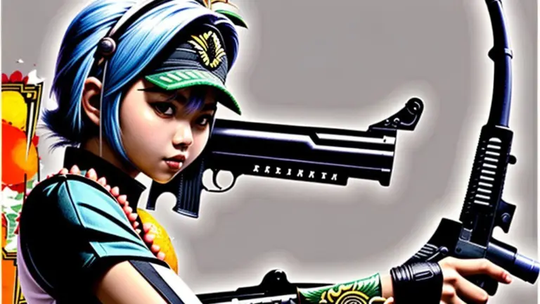 Poster with dark purple-black background and white text '100 MASTERY FRUIT/GUN'.