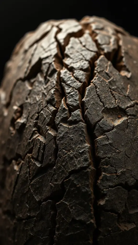 Close-up of an ancient artifact with detailed textures.
