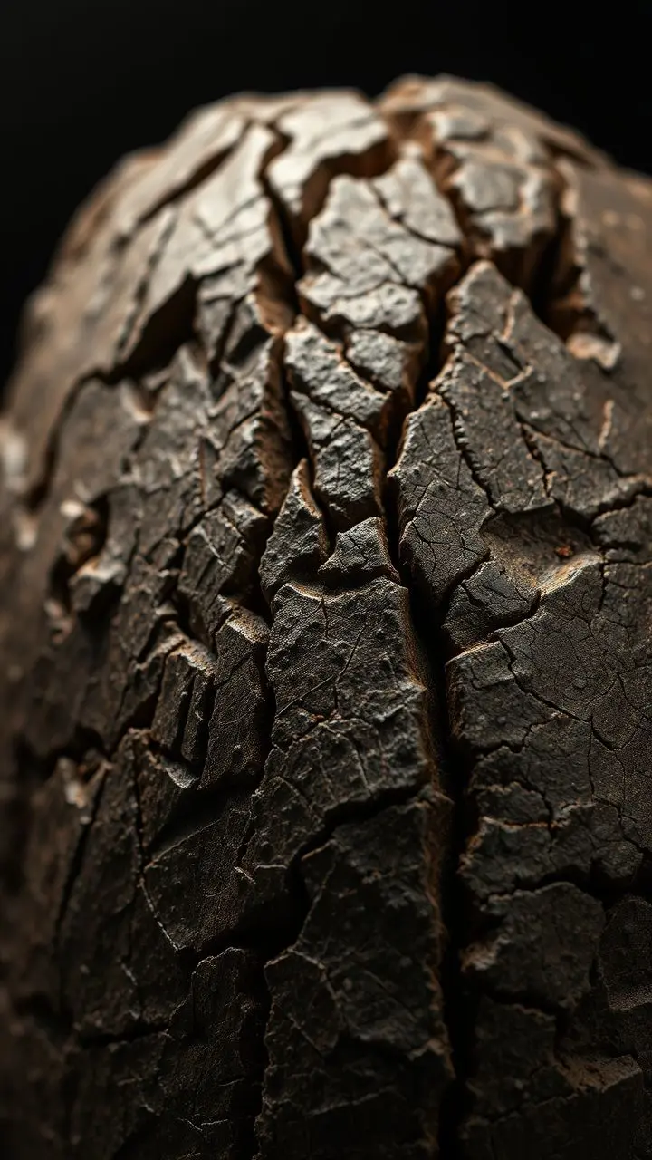 Close-up of an ancient artifact with detailed textures.