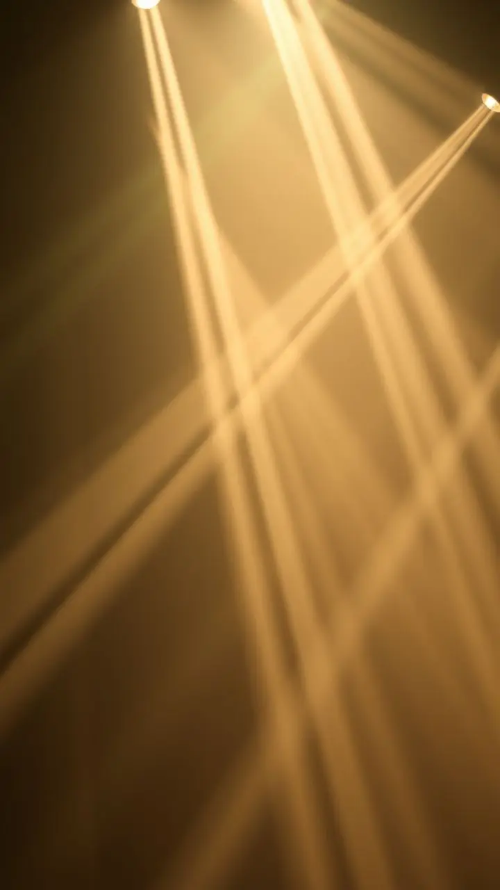Volumetric light rays illuminating a scene with depth.