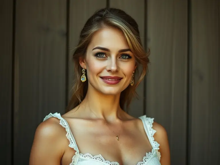 Artistic depiction of a beautiful woman.