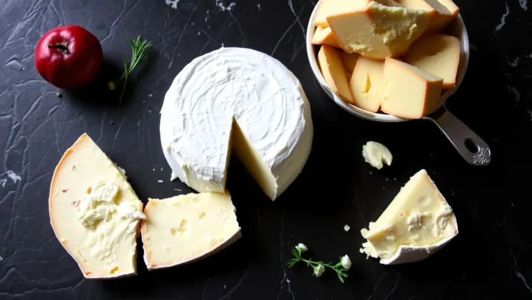 Wheel of Camembert cheese