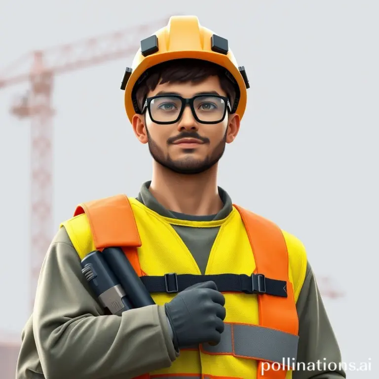 Male construction engineer avatar