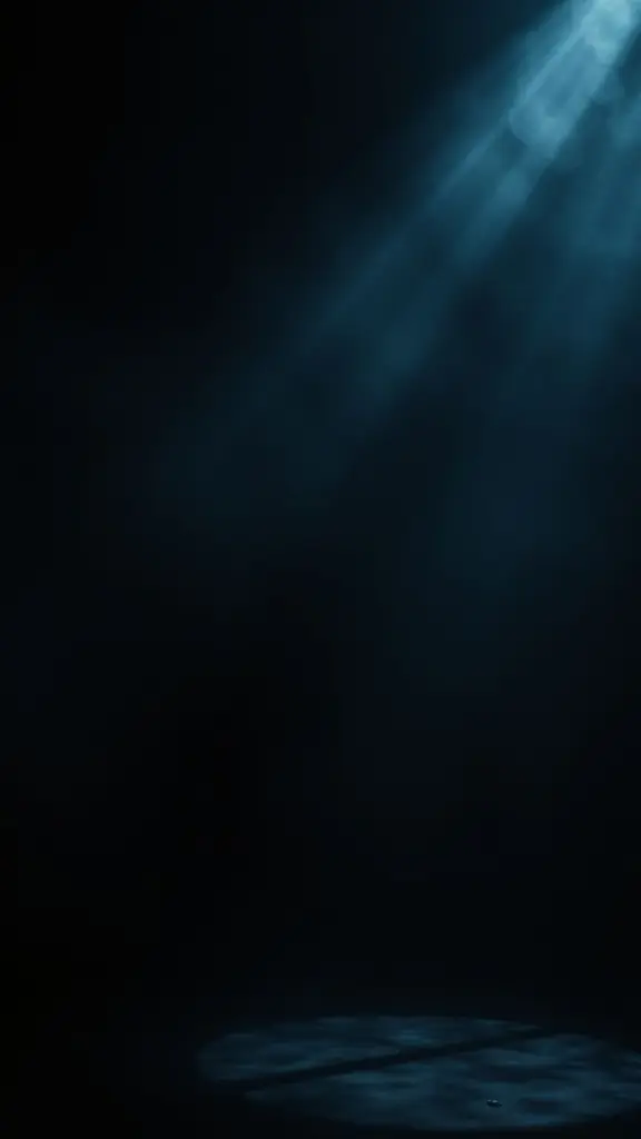 Moody scene with high contrast lighting