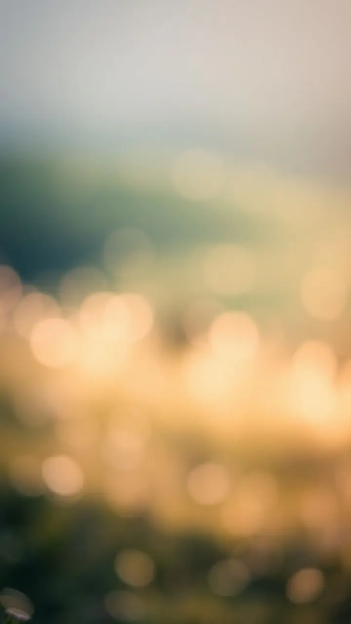 Soft focus landscape with creamy bokeh.