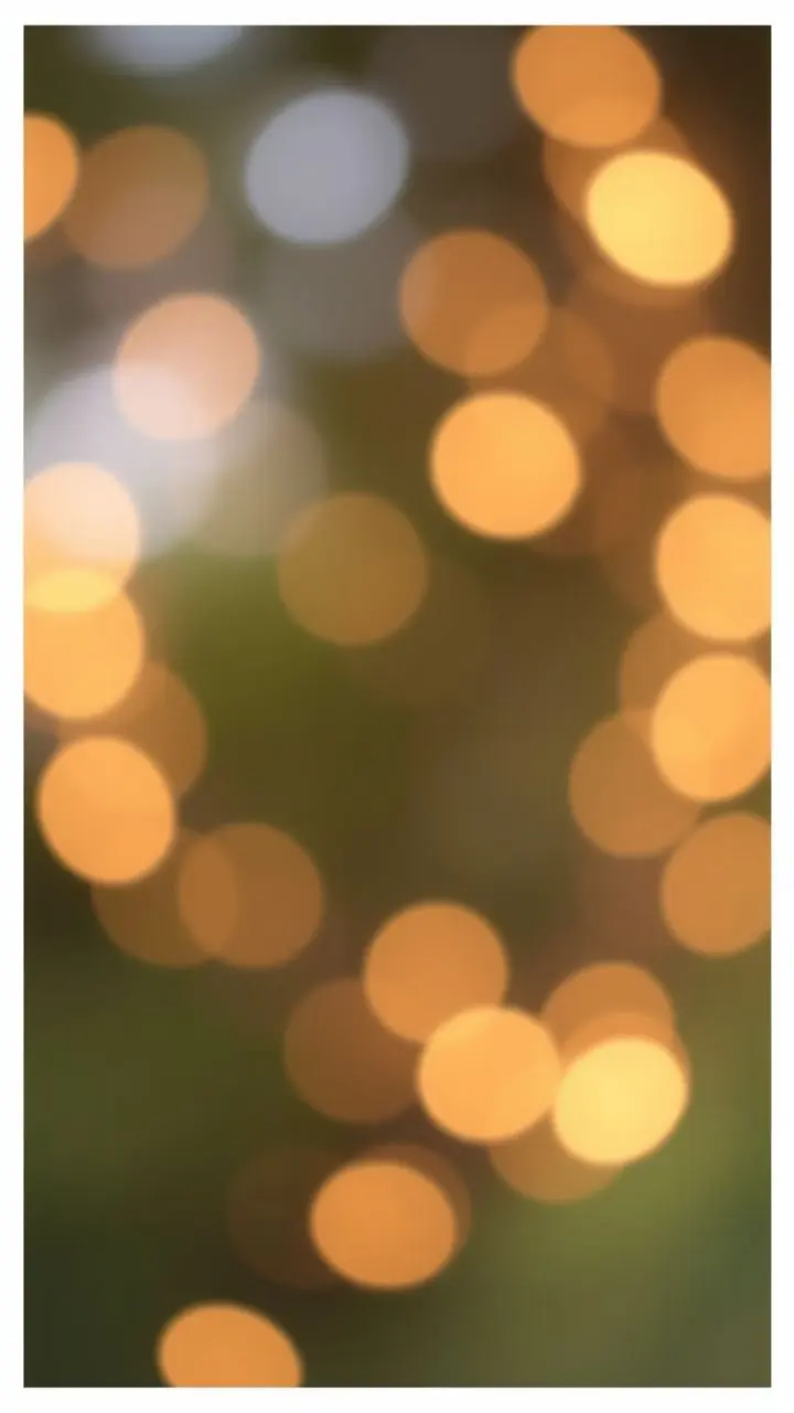 Soft bokeh lights with a dreamy, tranquil atmosphere.