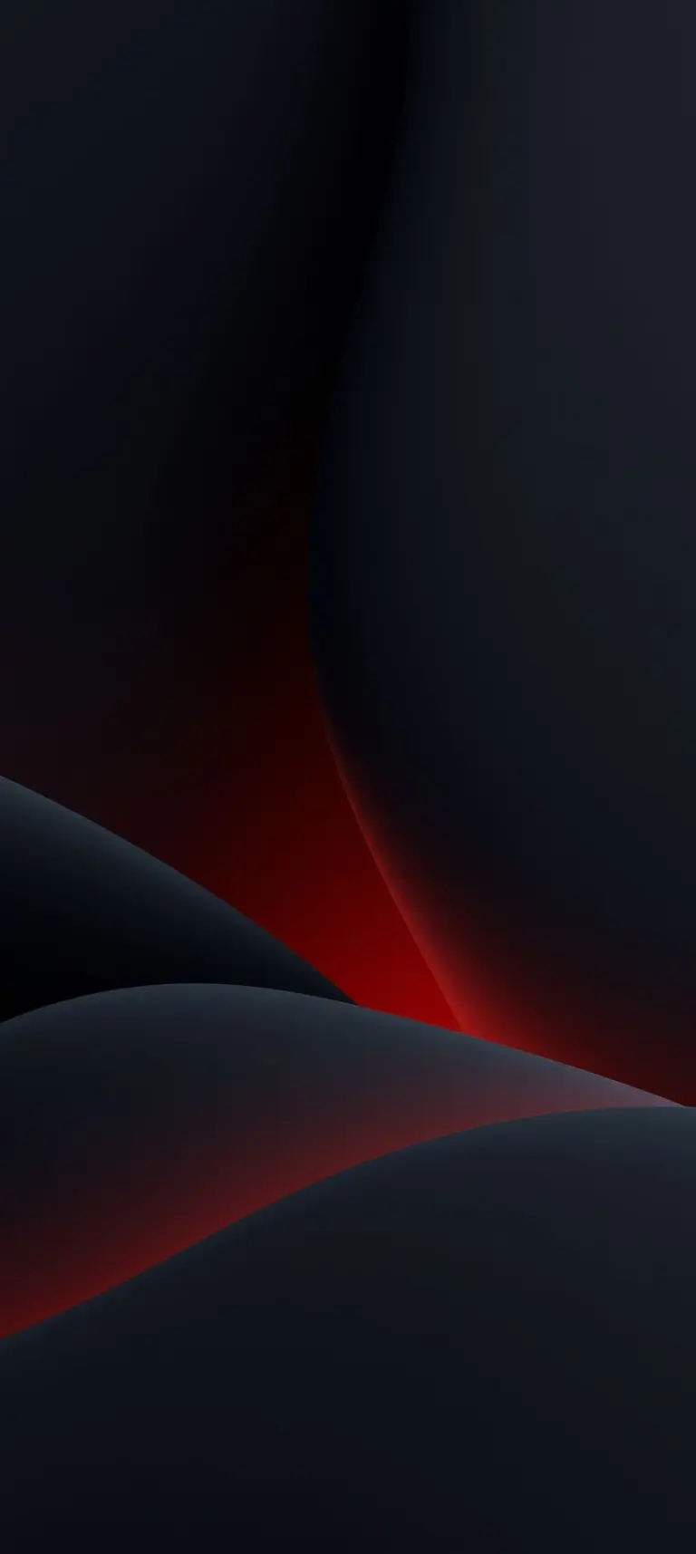Minimalist smartphone wallpaper with dark, smooth textures.