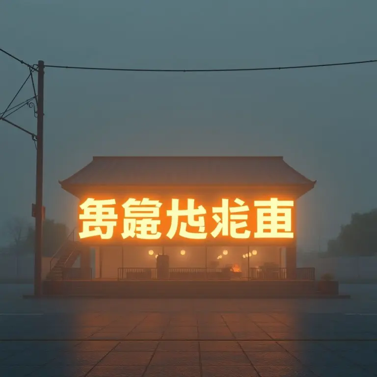 Elegant text integrated into a cinematic scene, suggesting a thriller.