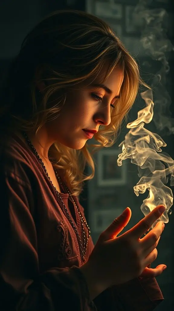 Hyper-realistic, surreal alien portrait, ethereal, emotional.