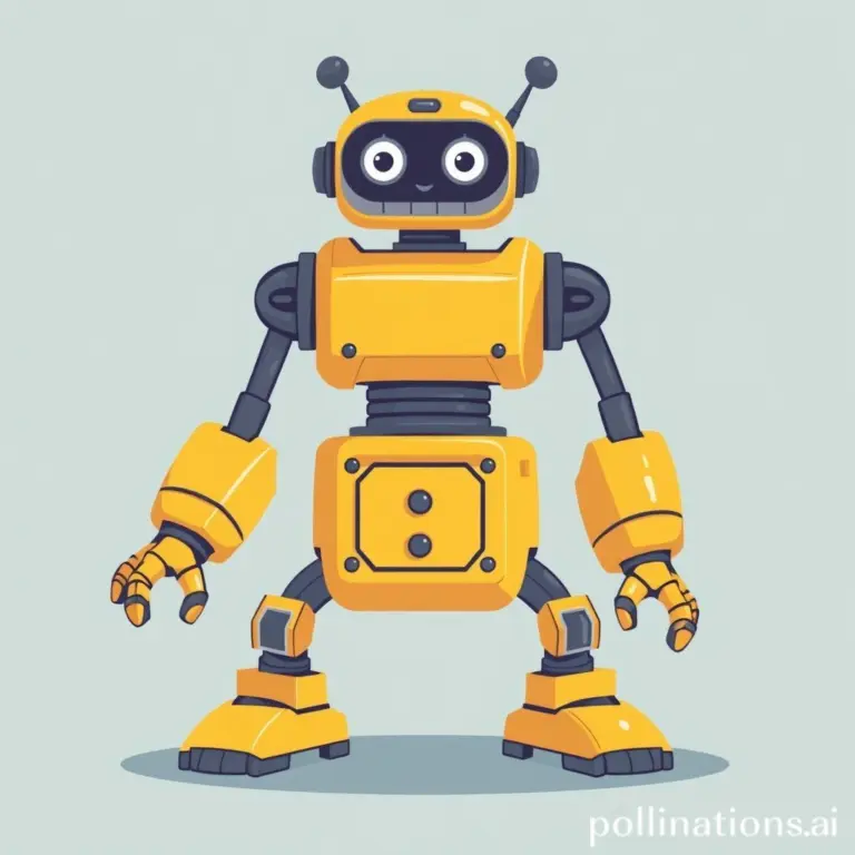 A friendly robot.