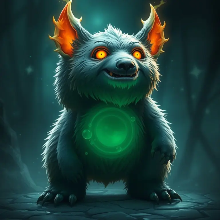Gallant Void Bear, a fantastical creature, in the Hogwarts castle.