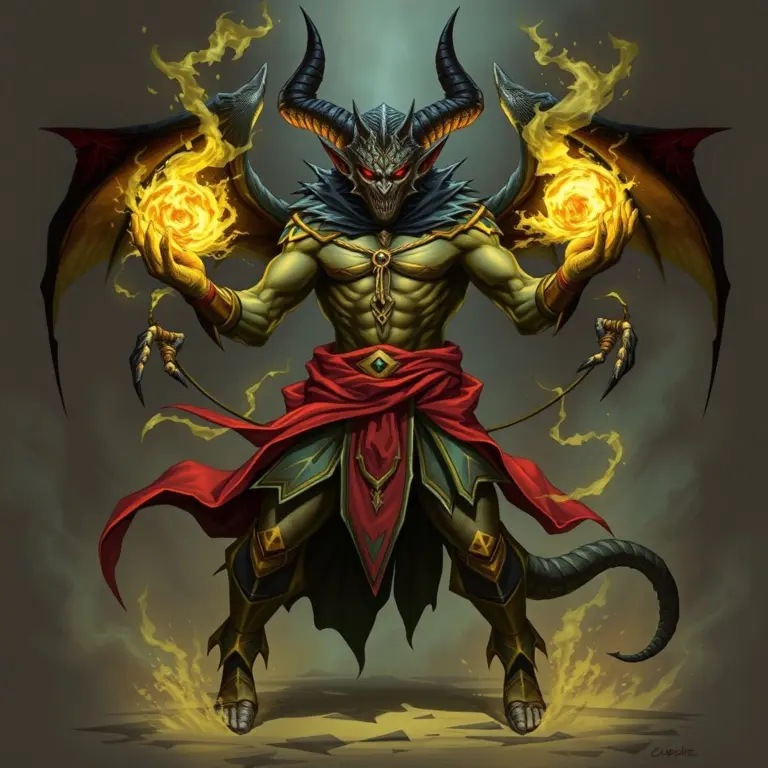 A person holding back immense power