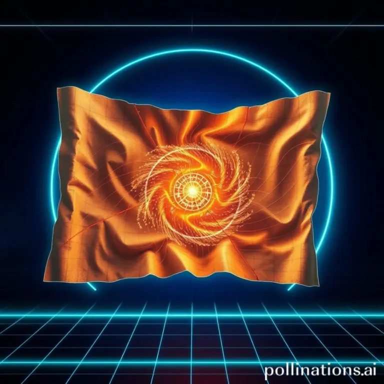 Transition from old map to neon holographic map with vortex.
