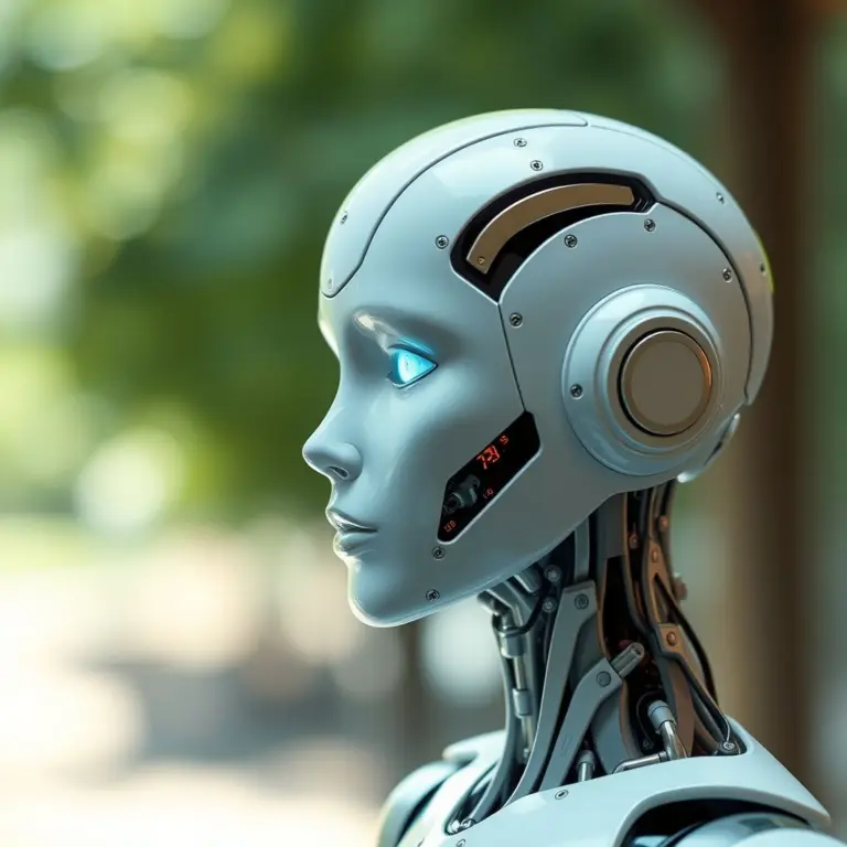 Humanoid robot with AI