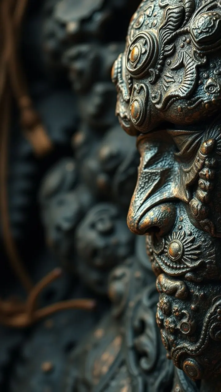 A hyper-realistic scene with sharp details.
