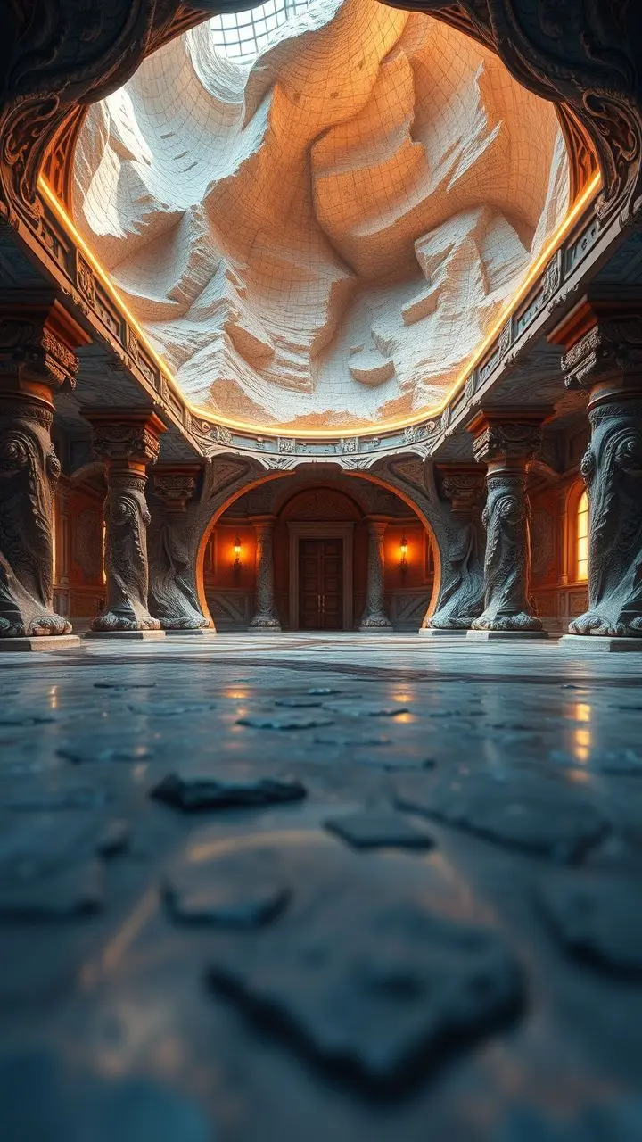 Hyper-realistic scene with enhanced depth.