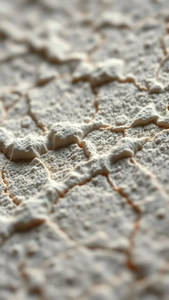 Close-up of a textured surface with visible grain and patterns.