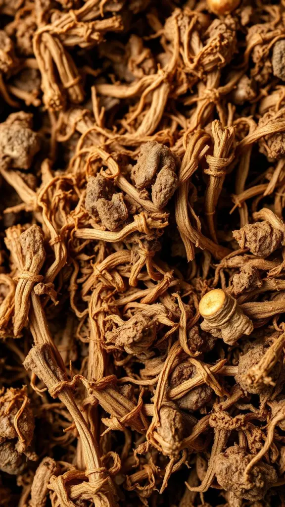 Close-up of fermented sheep manure from Inner Mongolia.