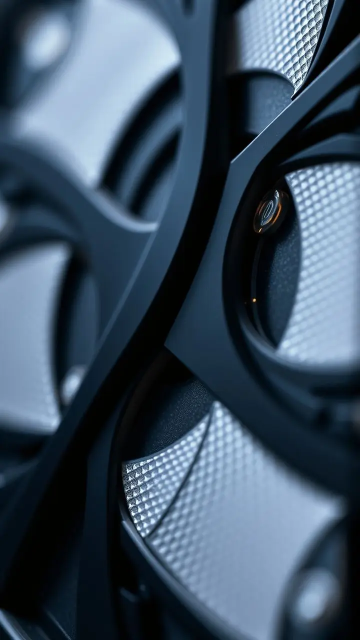 Close-up of a detailed geometric pattern with sharp lines and perfect symmetry.