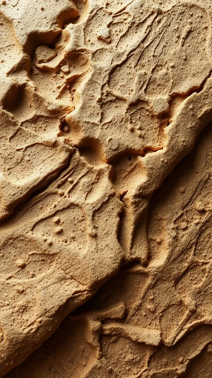 Close-up of detailed textures with dynamic lighting.