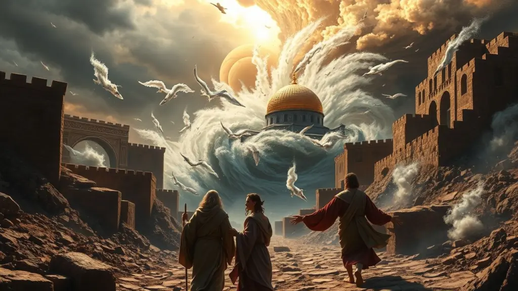 Jerusalem in chaos, cup of reeling, biblical prophecy