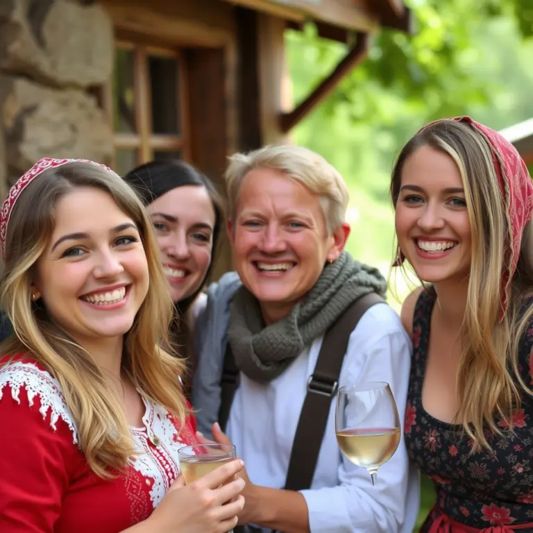 Happy Slavic people.