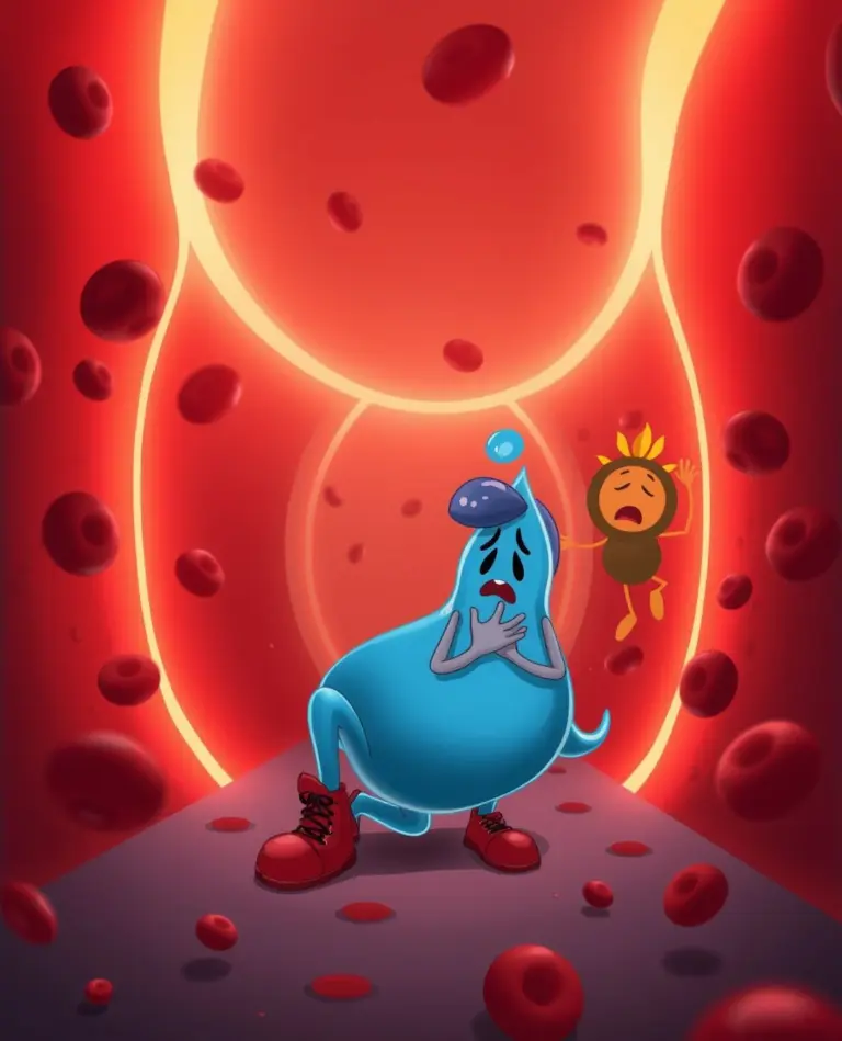 Two cartoon characters, Kappu and Pittu, appear weak inside a red tunnel.