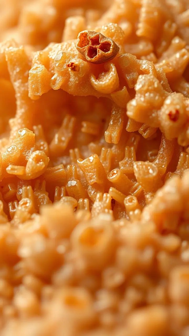 Close-up of a textured surface in sharp focus.