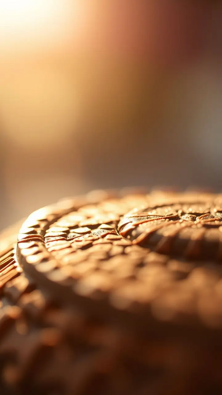 Close-up photo, sharp focus, bokeh background, warm light, detailed texture