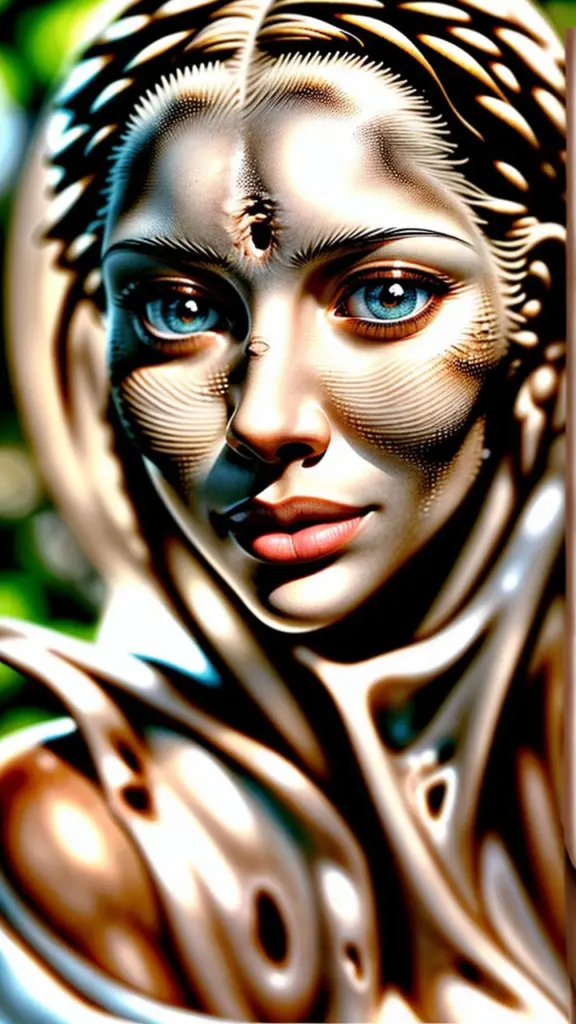 Close-up of realistic human skin texture