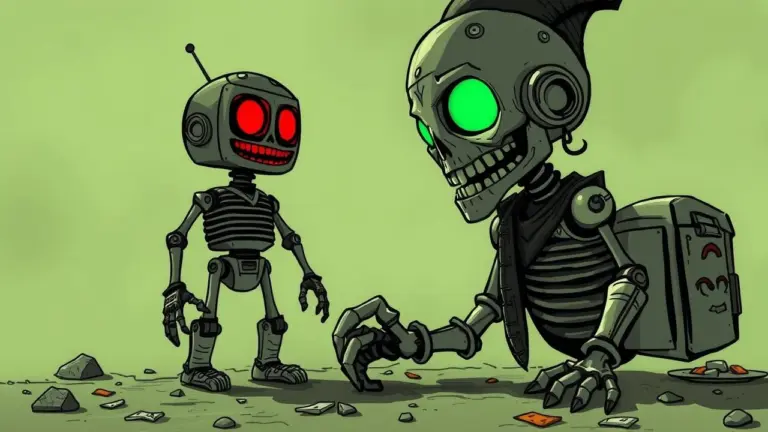 Scary robot