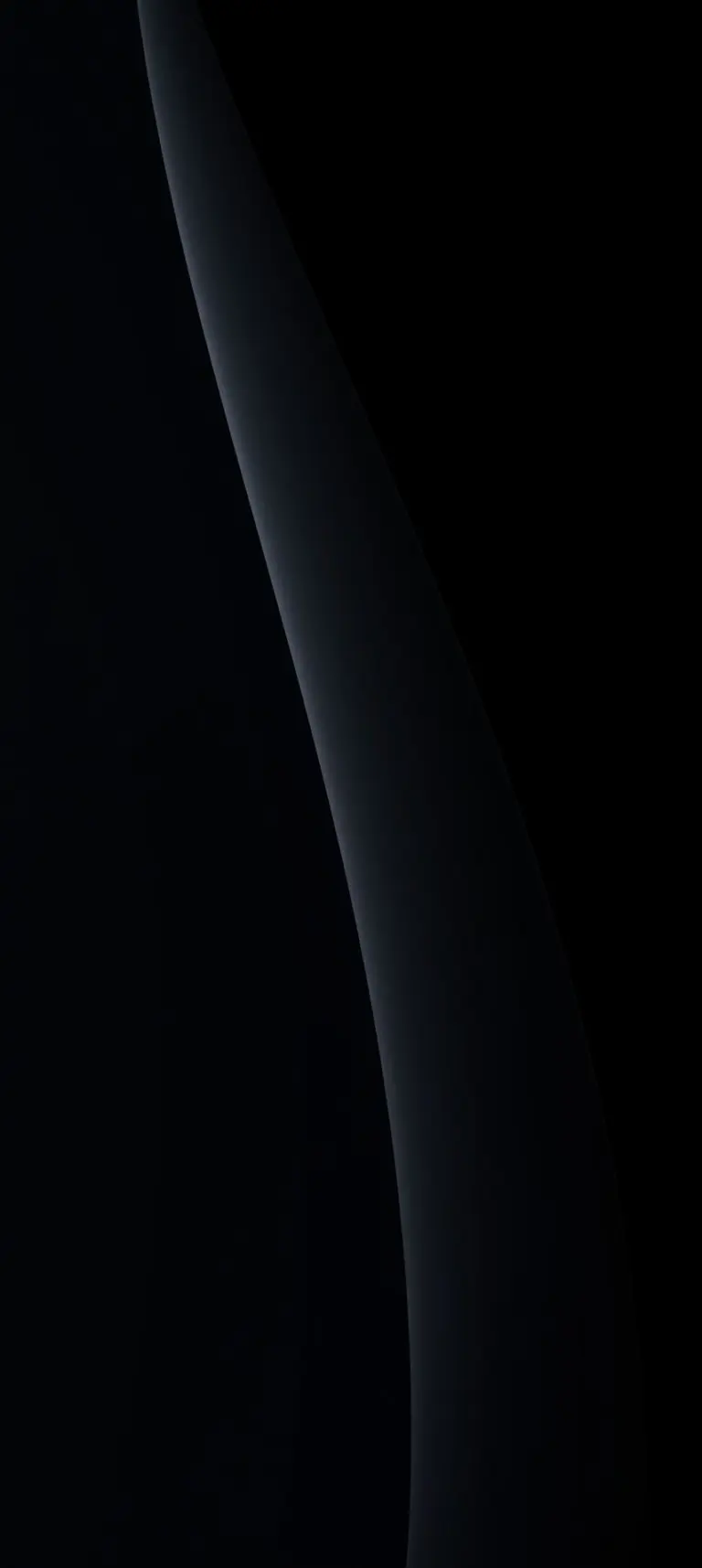 Modern minimalist 3D matte dark wallpaper with OLED background.