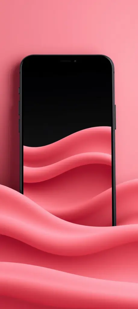 Minimalist dark smartphone wallpaper with AMOLED background and clean lines.