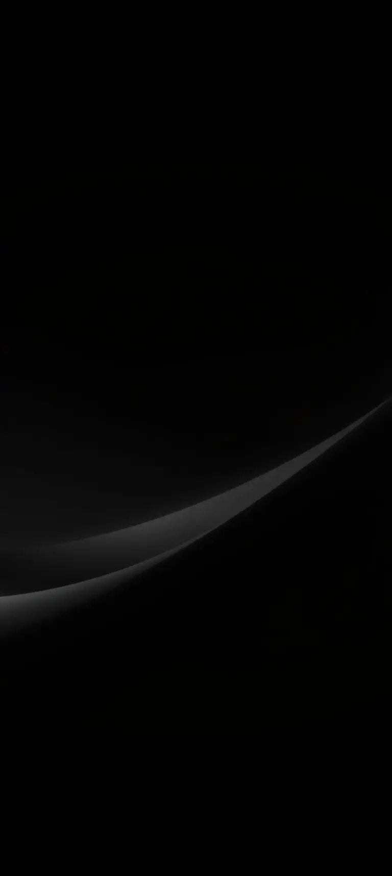 Minimalist dark AMOLED wallpaper for smartphone