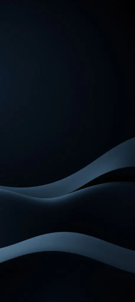 Minimalist 3D matte wallpaper, dark tones, AMOLED black background, iPhone style.