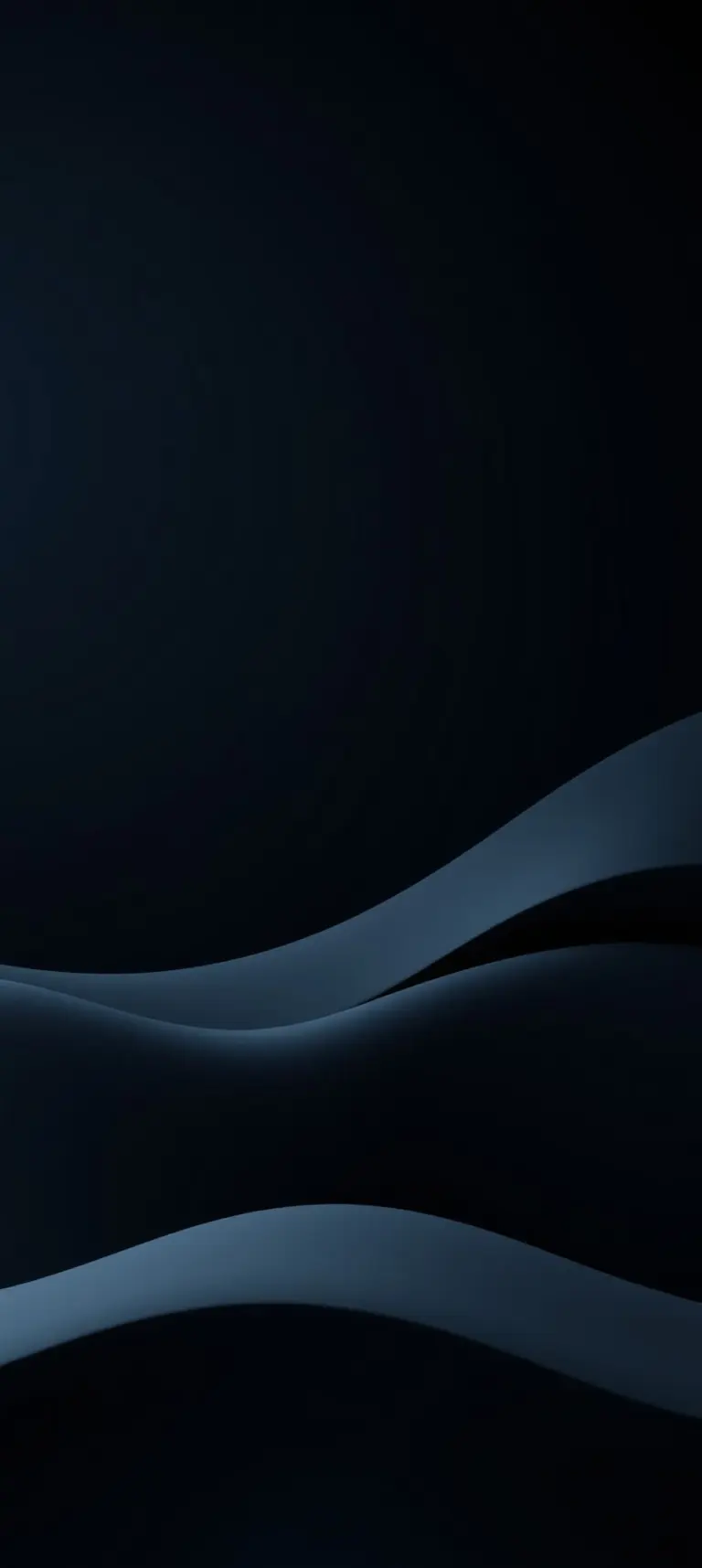 Minimalist 3D matte wallpaper, dark tones, AMOLED black background, iPhone style.