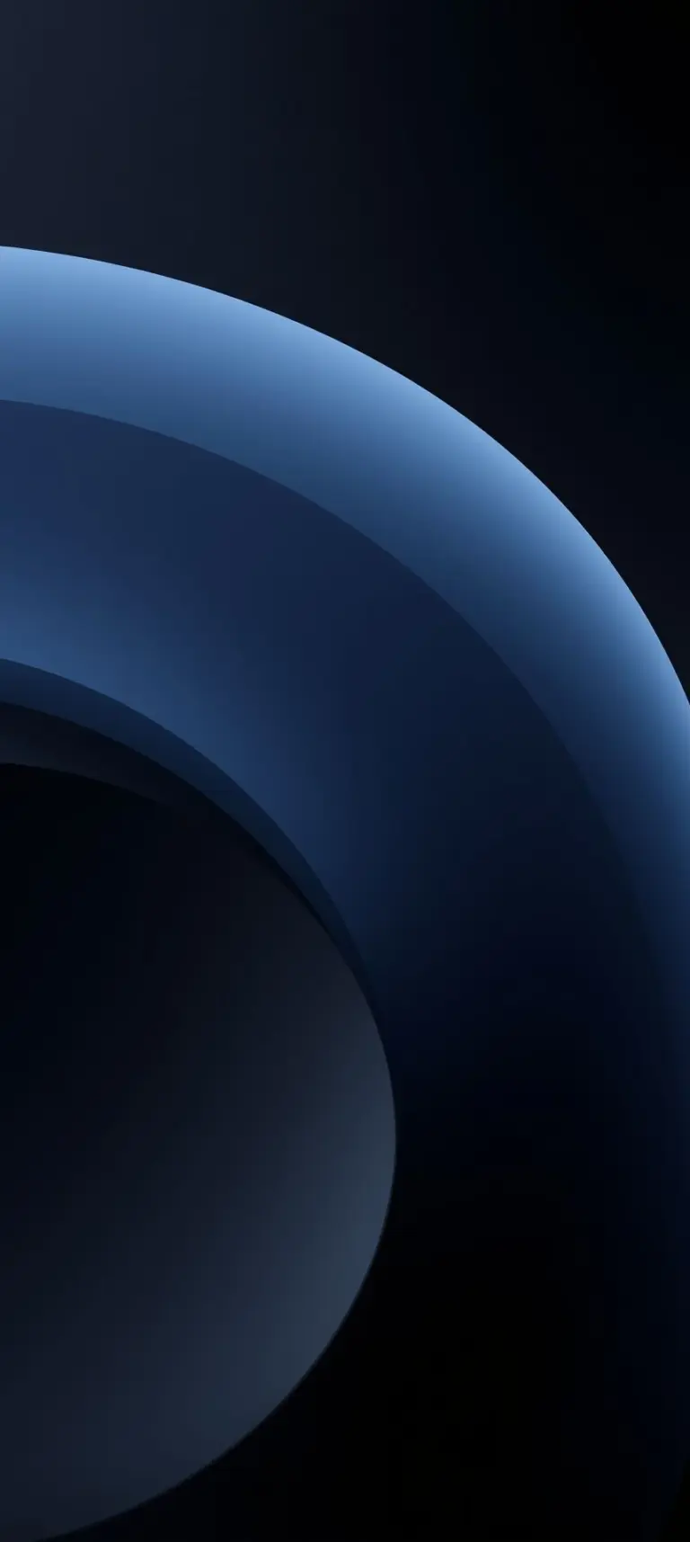 Minimalist dark phone wallpaper with AMOLED black background and subtle gradients.