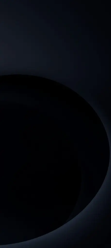 Minimalist dark AMOLED smartphone wallpaper with subtle gradients.