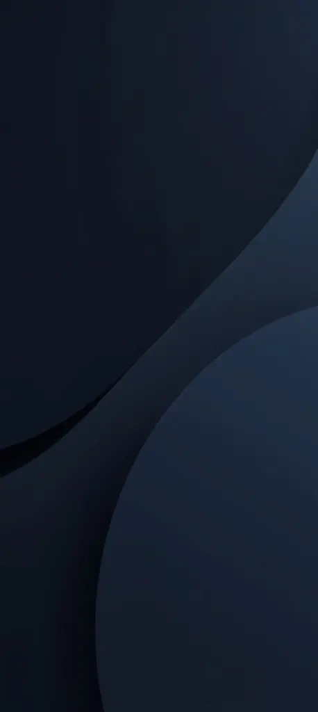3D matte wallpaper, minimalist, dark blue and gray, AMOLED black background