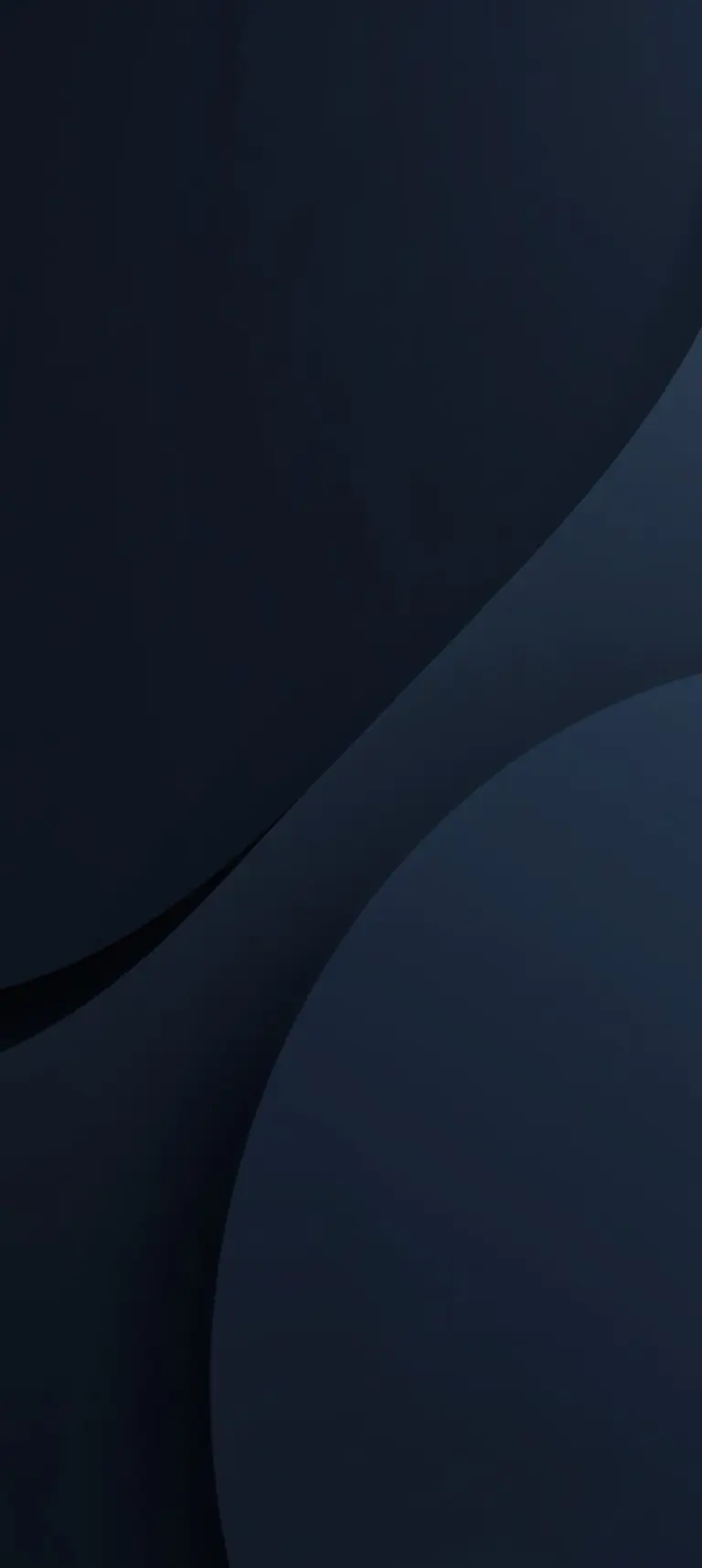 3D matte wallpaper, minimalist, dark blue and gray, AMOLED black background