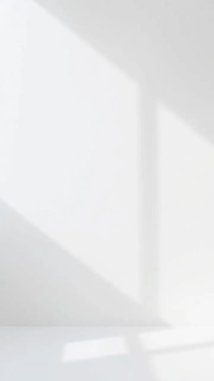 Minimalist artwork with a central element on a white background.