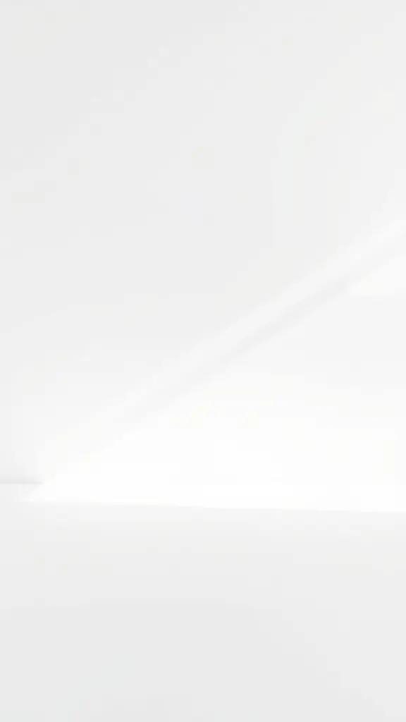 Minimalist composition with a focal point on a white background.