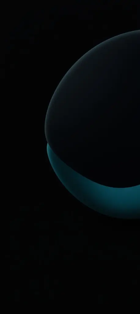 Dark minimalist 3D matte wallpaper with abstract elements and AMOLED background.