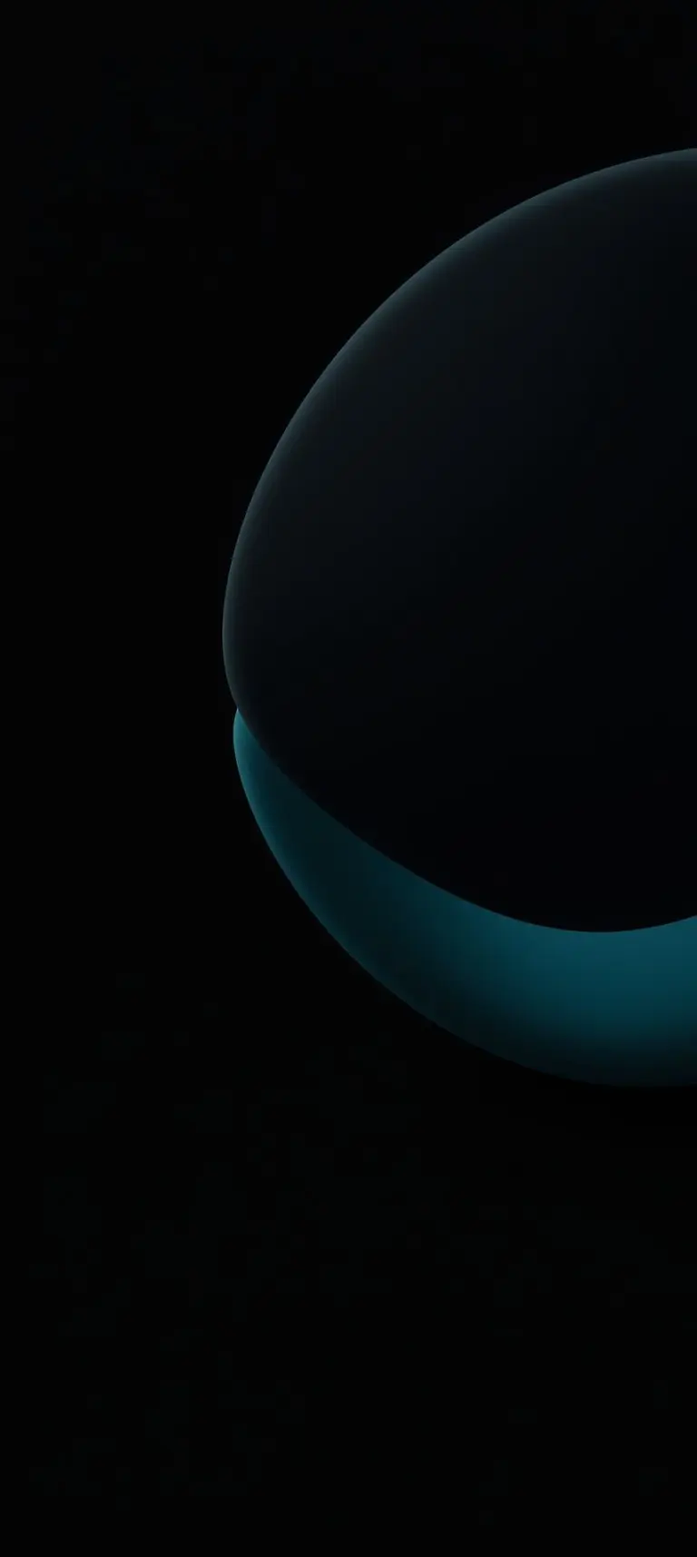 Dark minimalist 3D matte wallpaper with abstract elements and AMOLED background.