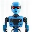 Medium blue training robot from My Hero Academia.