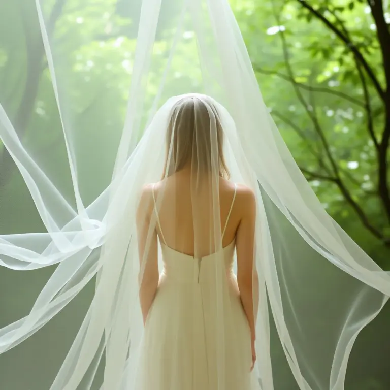 A shimmering, translucent veil.