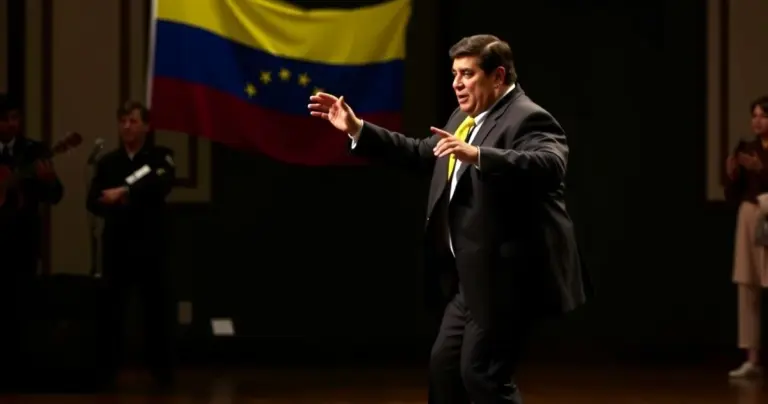 Nicolas Maduro dancing.
