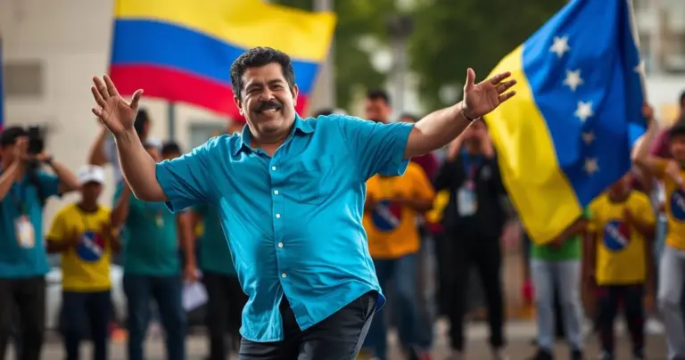 Nicolas Maduro dancing
