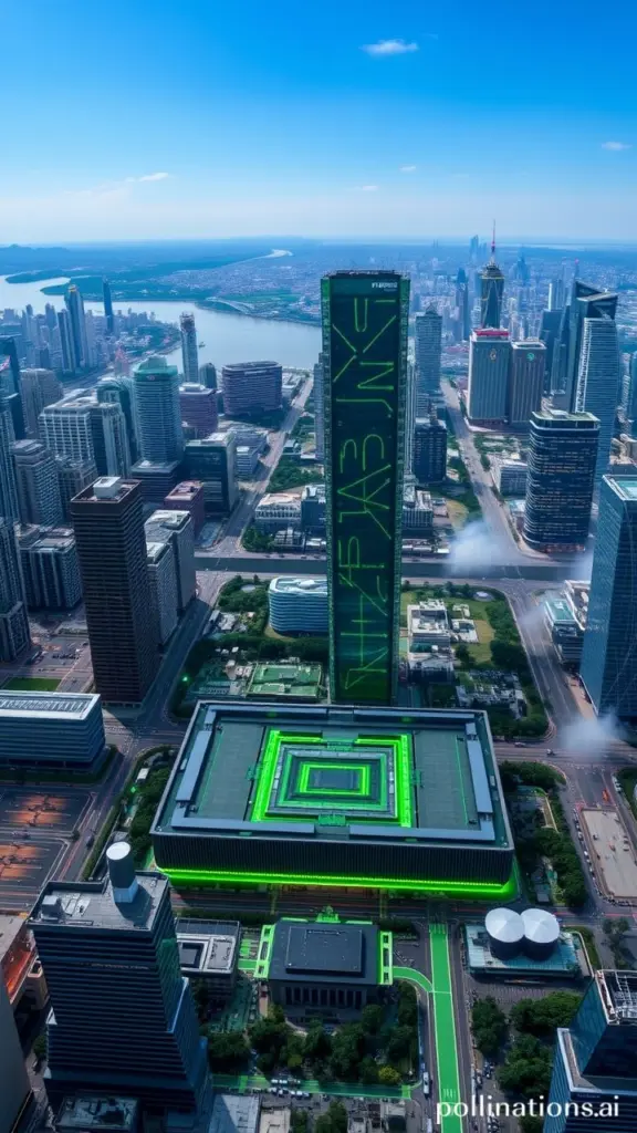Nvidia AI chip and Chinese flag