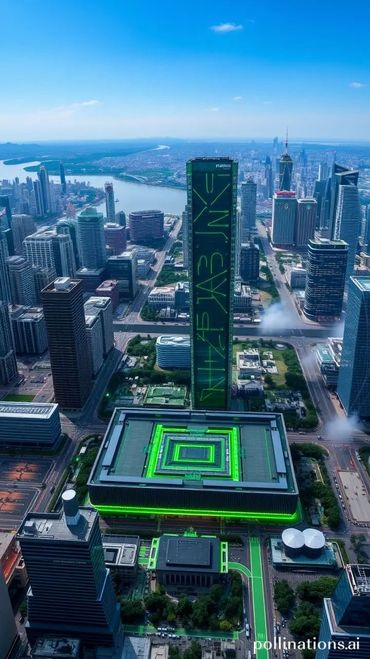 Nvidia AI chip and Chinese flag